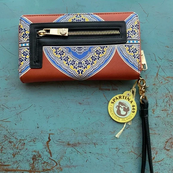 Spartina 449 Wrist Wallet Boheme NWT - Picture 5 of 14